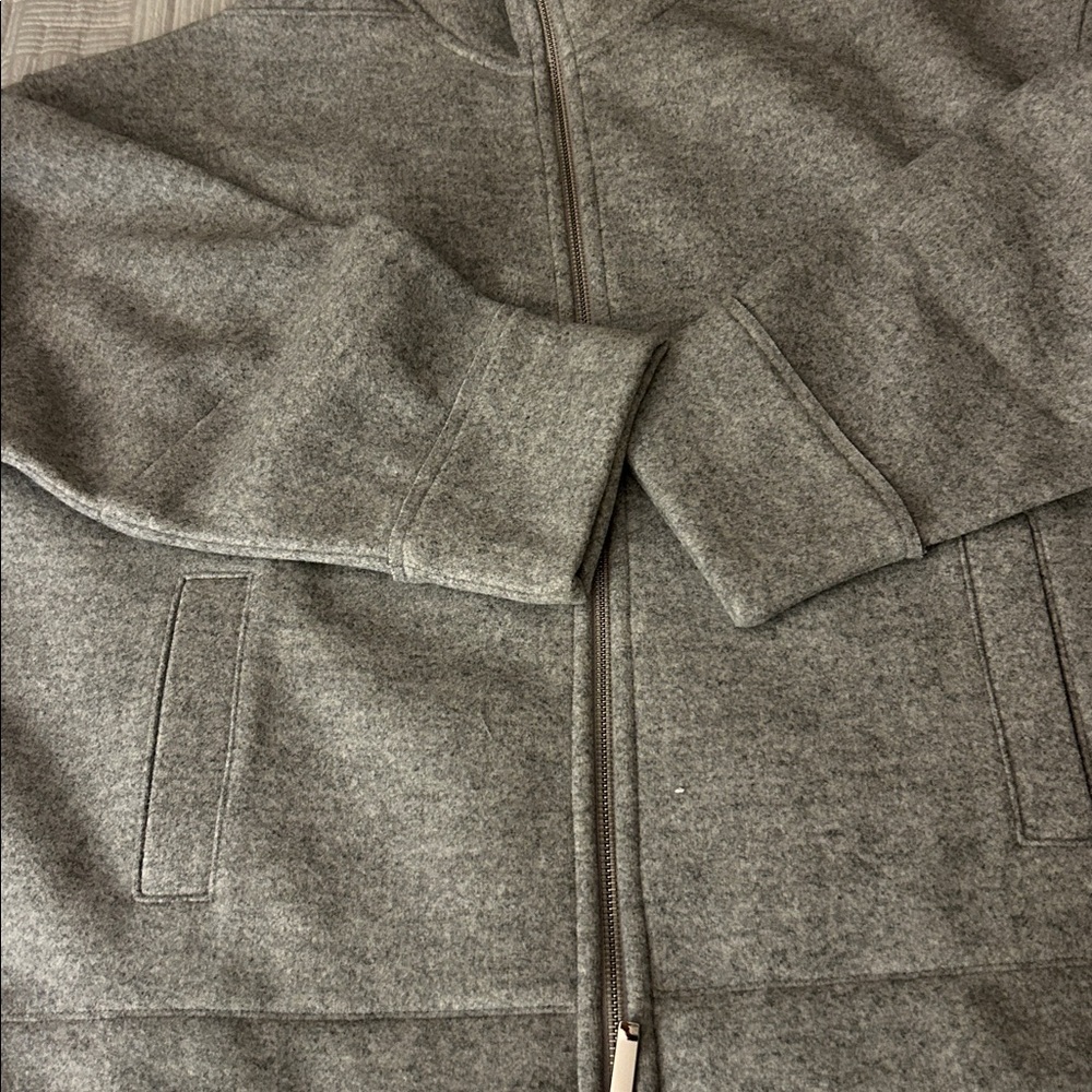 Madewell Gray Bomber Jacket - Picture 10 of 11
